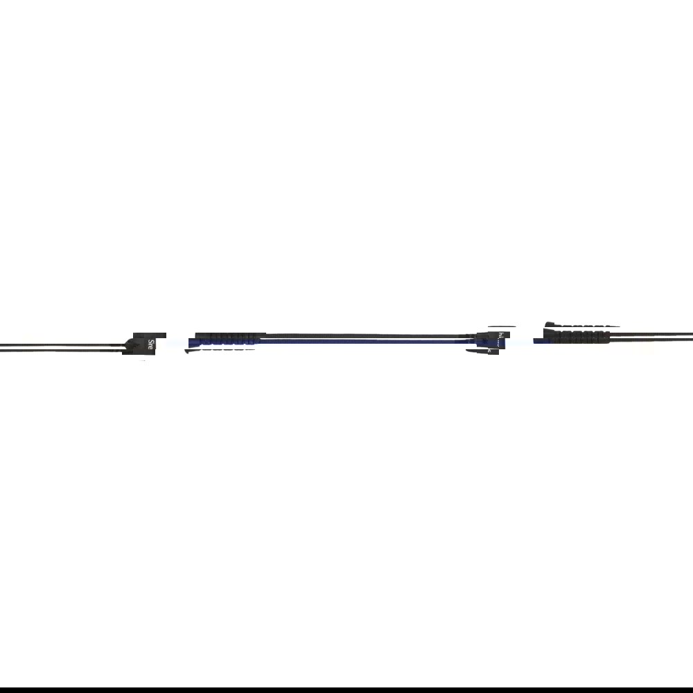 Shires Plain Leather Horse Dressage Whip - Navy