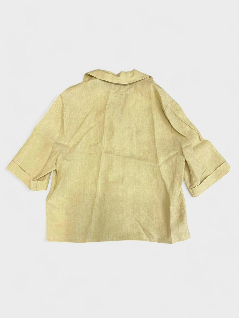 Off - White Staff Linen Shirt Beige - Supplied FashionOff White