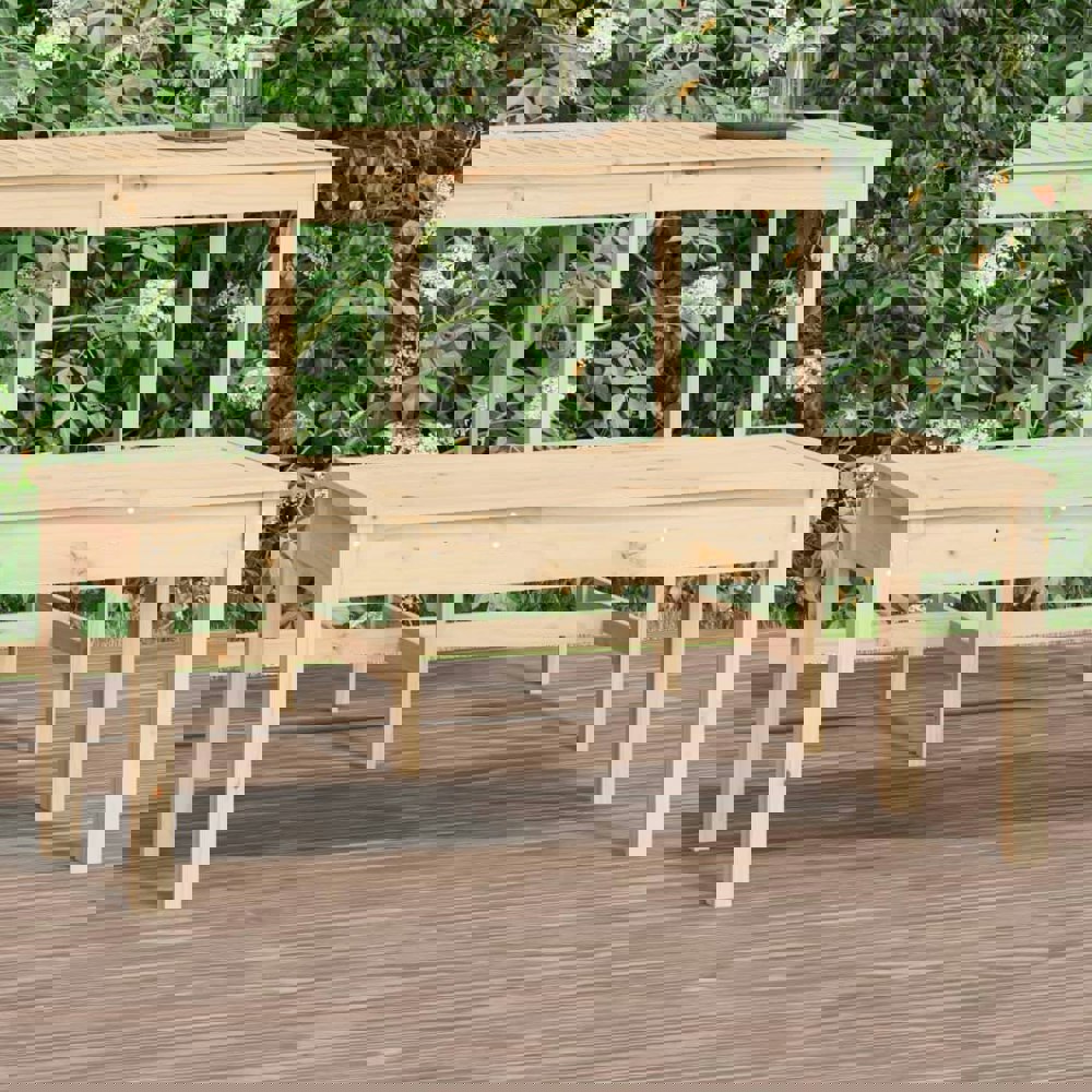 Berkfield Garden Bench 109x44x45 cm Solid Wood Pine