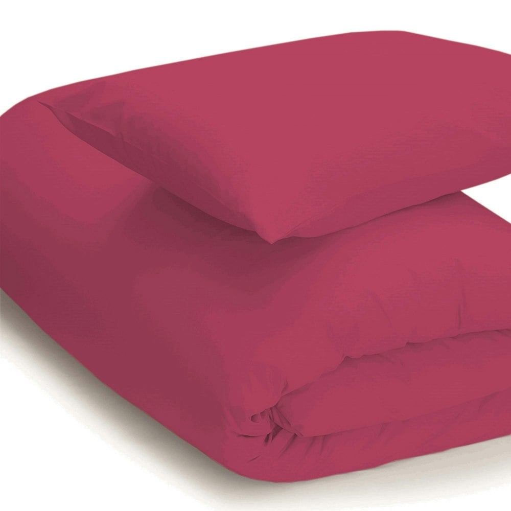 Belledorm Easycare Percale Duvet Cover - Fuchsia