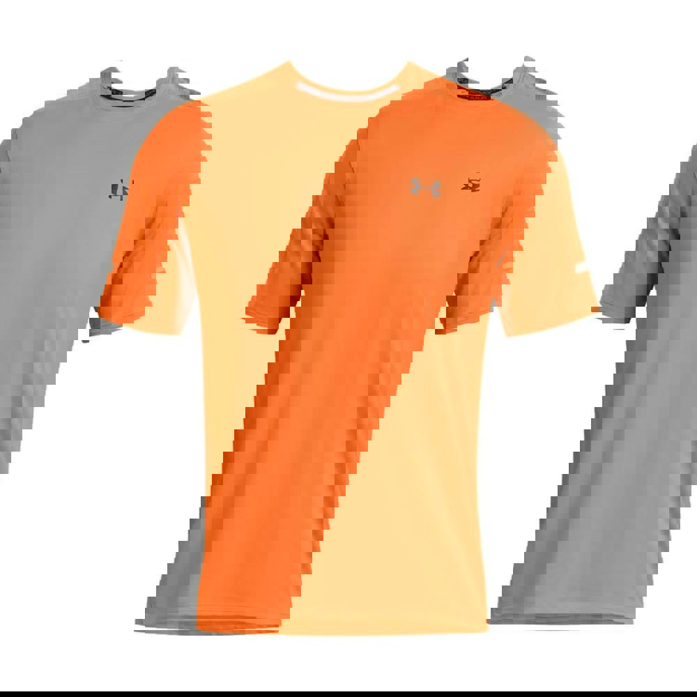 Under Armour Mens Tech Utility Short-Sleeved T-Shirt - Orange