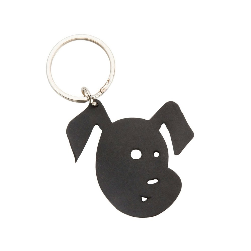 Paguro Bubba Recycled Rubber Dog Vegan Keyring