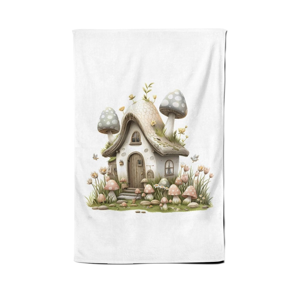 Warren Reed Sweet Easter Cottage Tea Towel