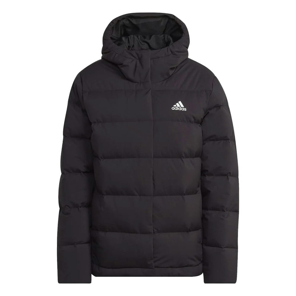 Adidas Womens Helionic Down Hooded Jacket - Black