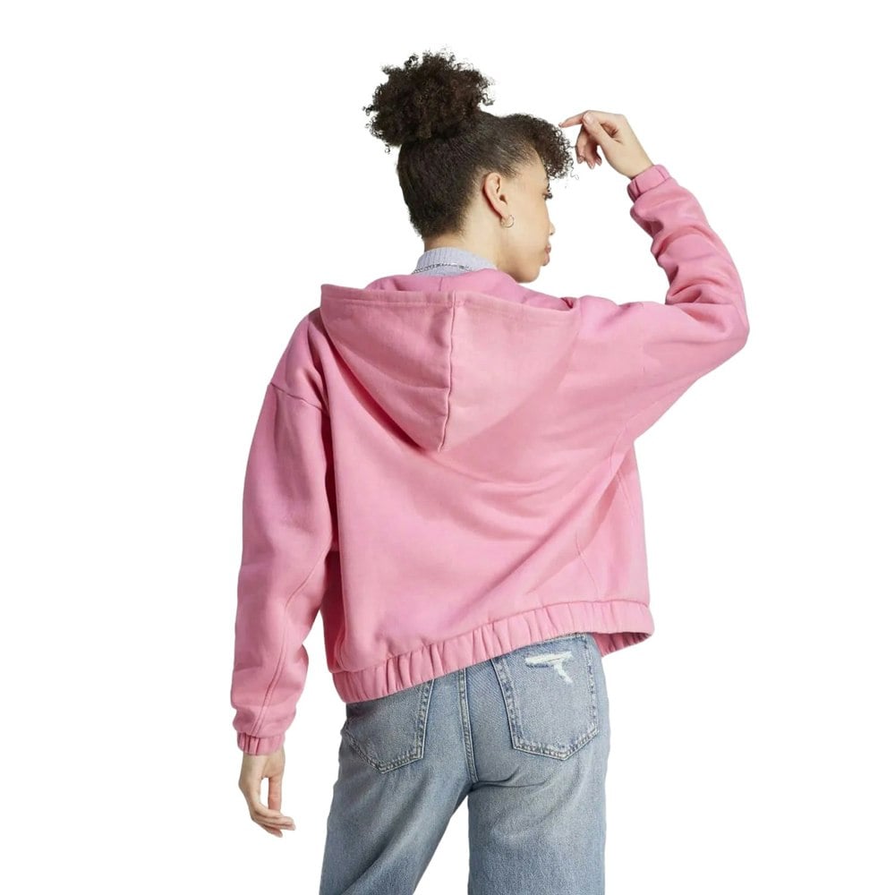 Adidas Womens All SZN Washed Fleece Track Top - Pink