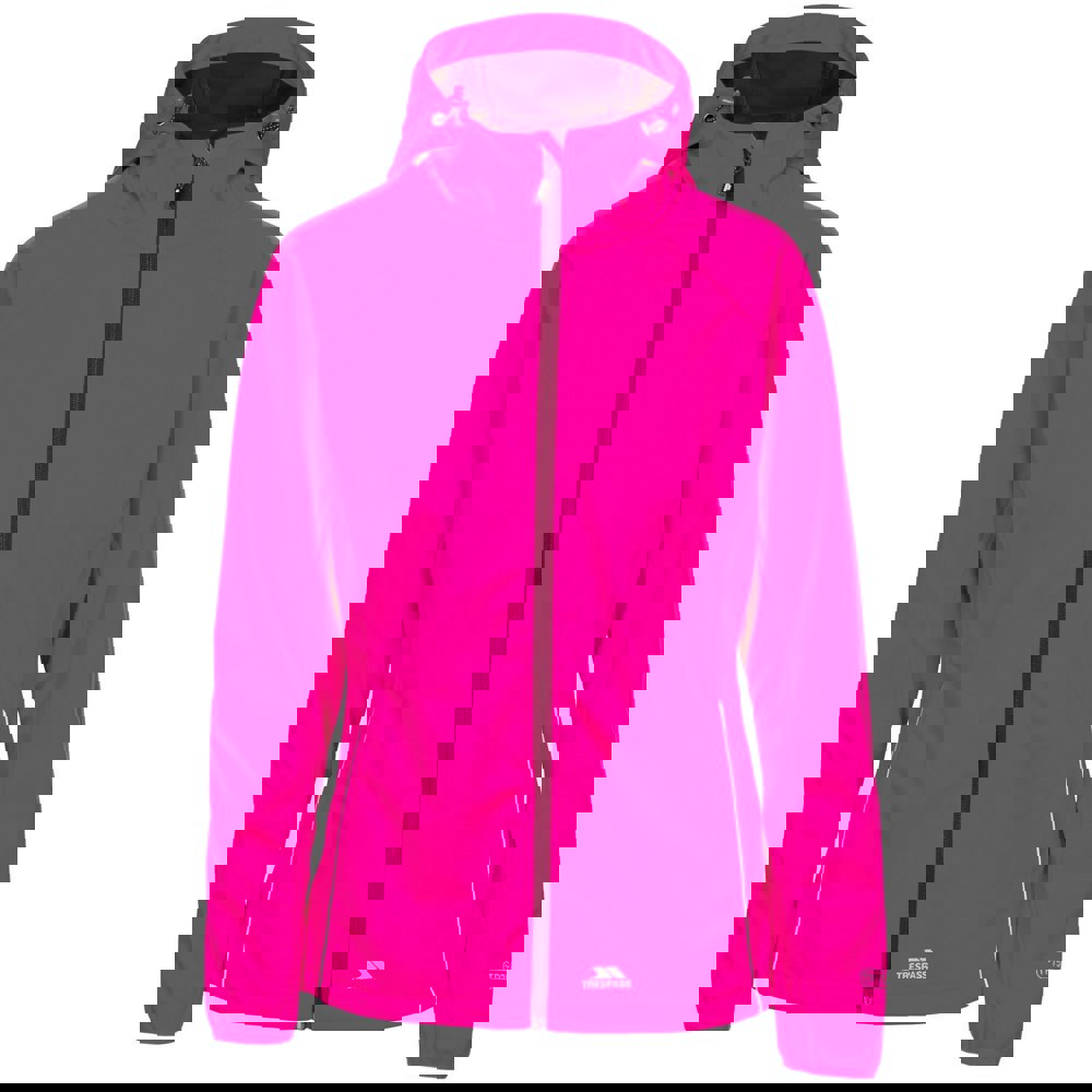 Trespass Women's Sisely Waterpoof Softshell Jacket - Pink Glow