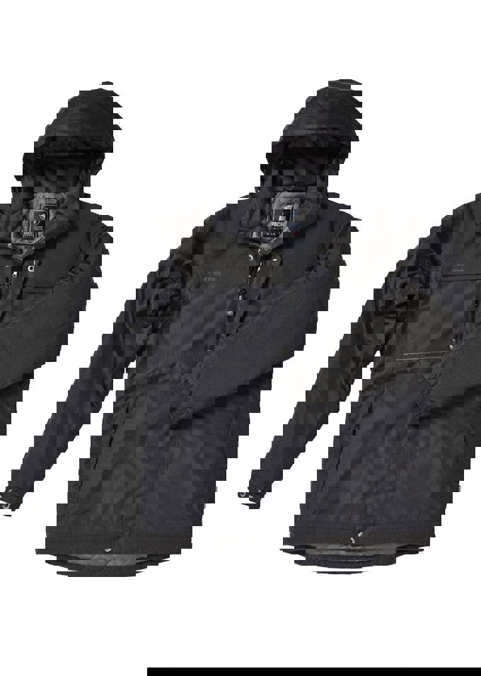 Apache ATS Mens Waterproof Coat Black