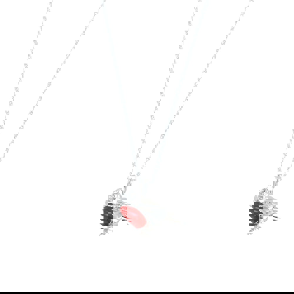 Sterling Silver Robin Red Breast Necklace - Reeves & Reeves