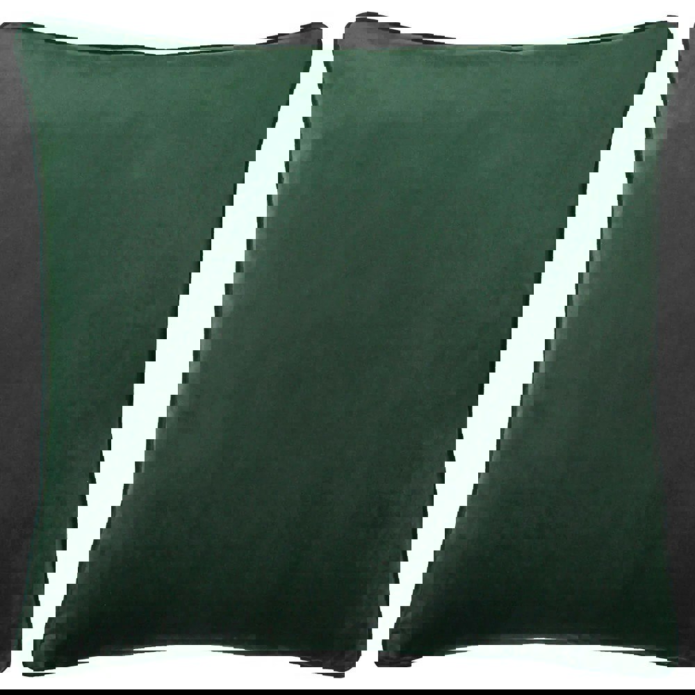 Furn Wisteria Velvet Square Cushion Cover - Emerald Green