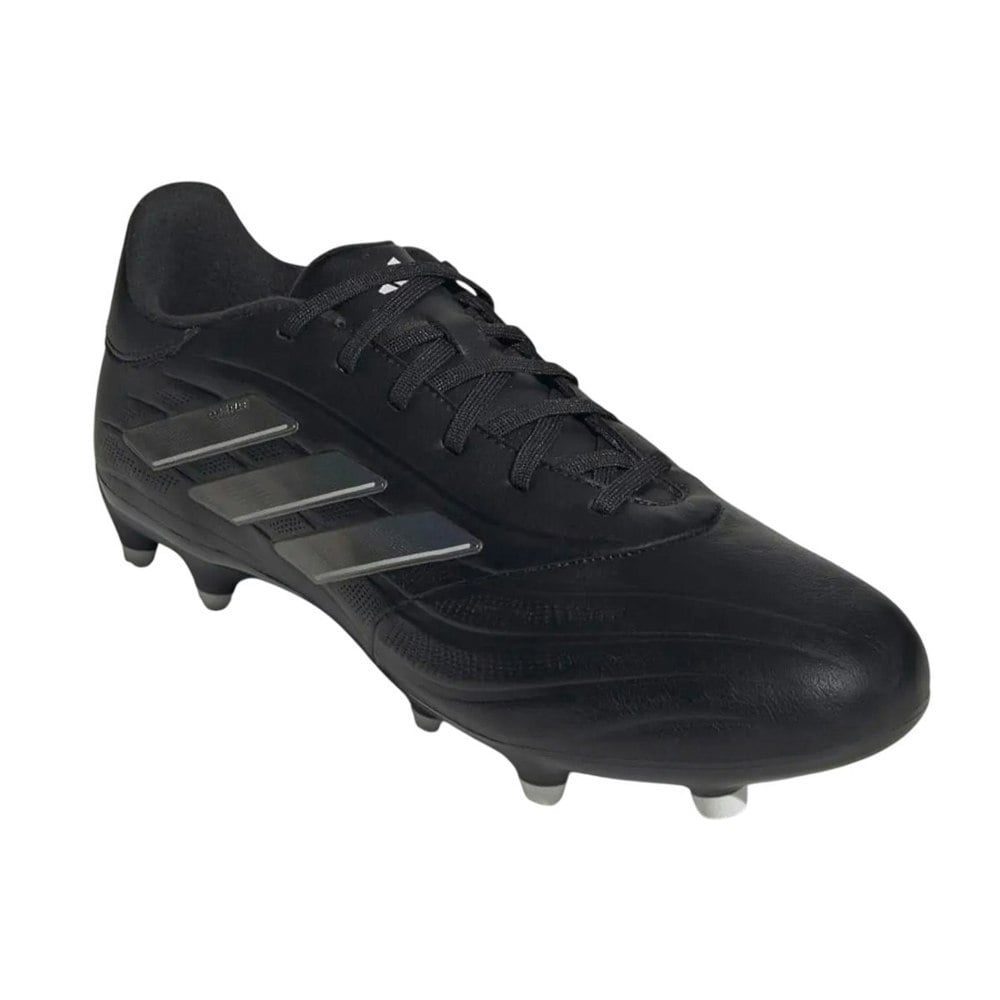 Adidas Mens Copa Pure II League Leather Firm Ground Football Boots - Black/Grey