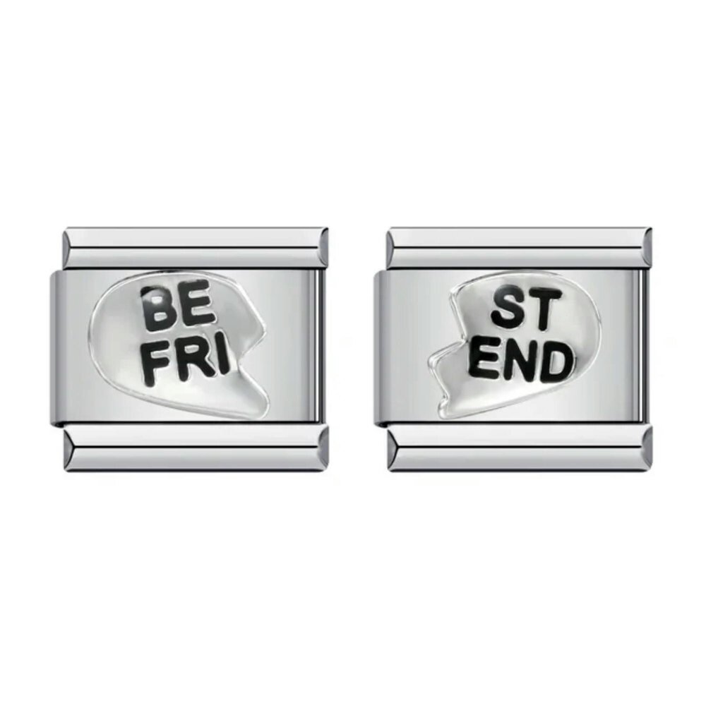 Serafina Best Friend Set | Italian Style Bracelet Charm - Silver