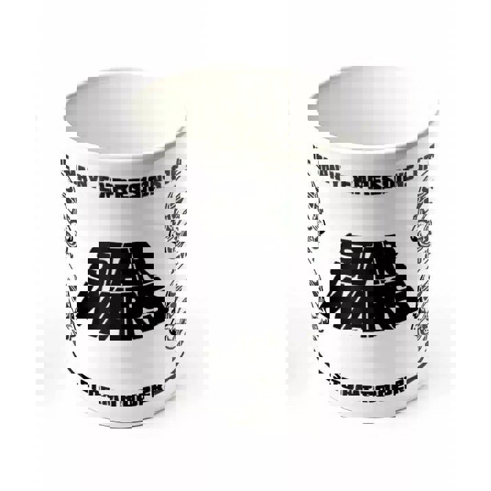 Star Wars Expressions Of A Stormtrooper Mug - White/Black