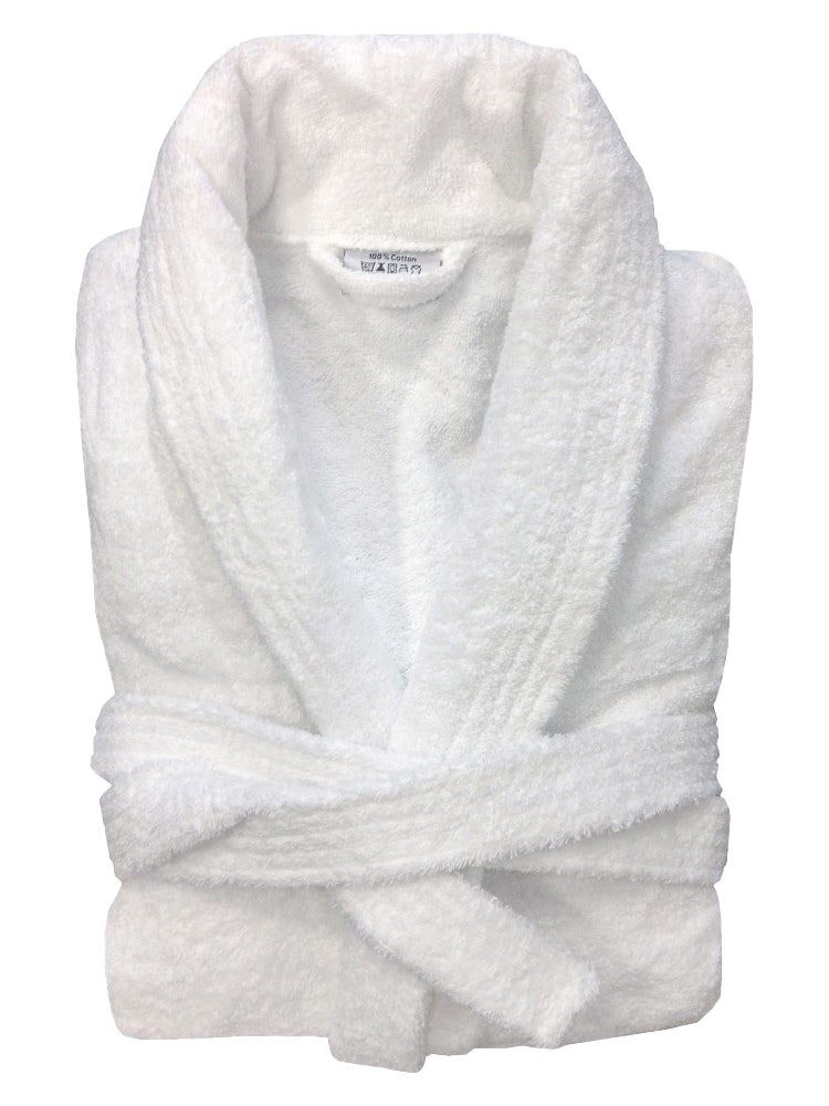 Victoria London 100% Cotton Terry Towelling Bathrobe Dressing Gown Hotel Quality 400gsm