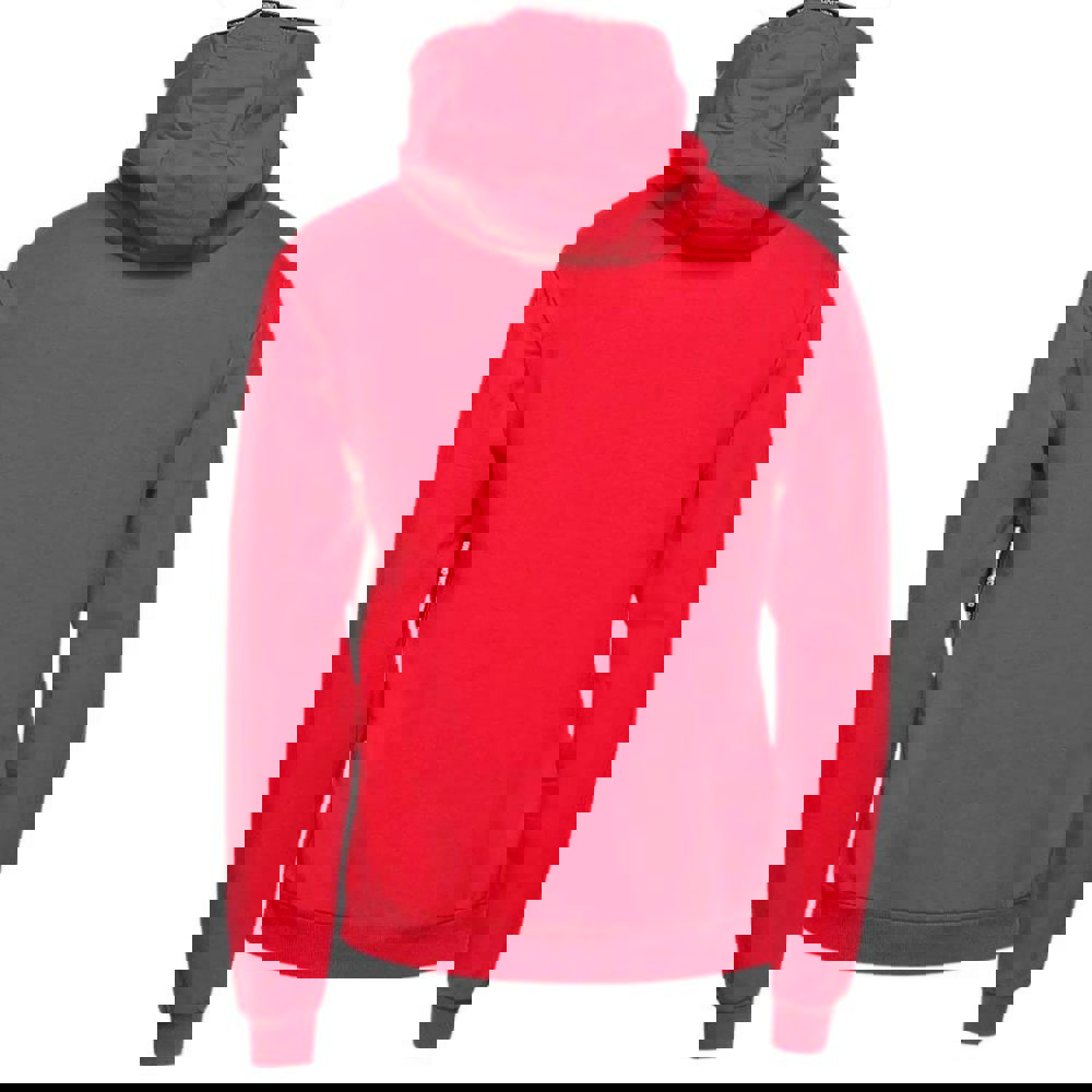 Moschino Brand Taped Hood Hoodie - Red