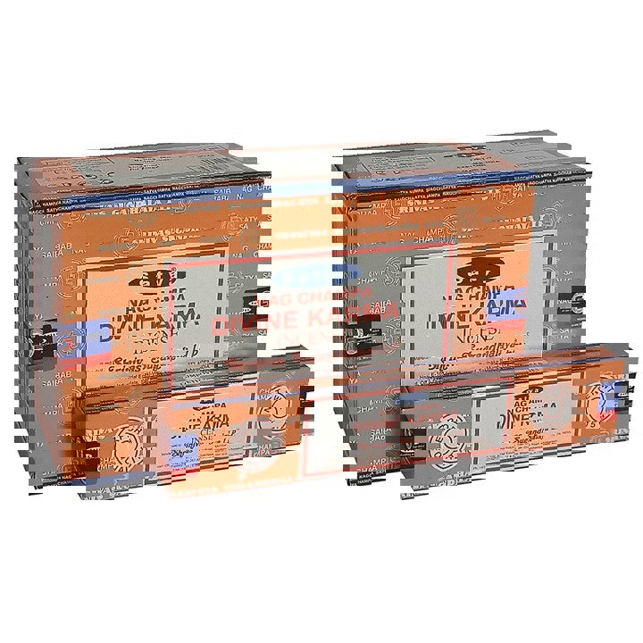 Serano Set of 12 Packets of Divine Karma Incense Sticks by Satya