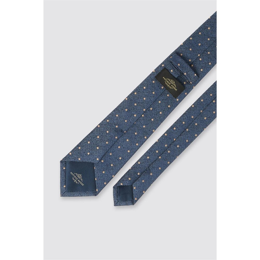 Antique Rogue Navy Spot Tie