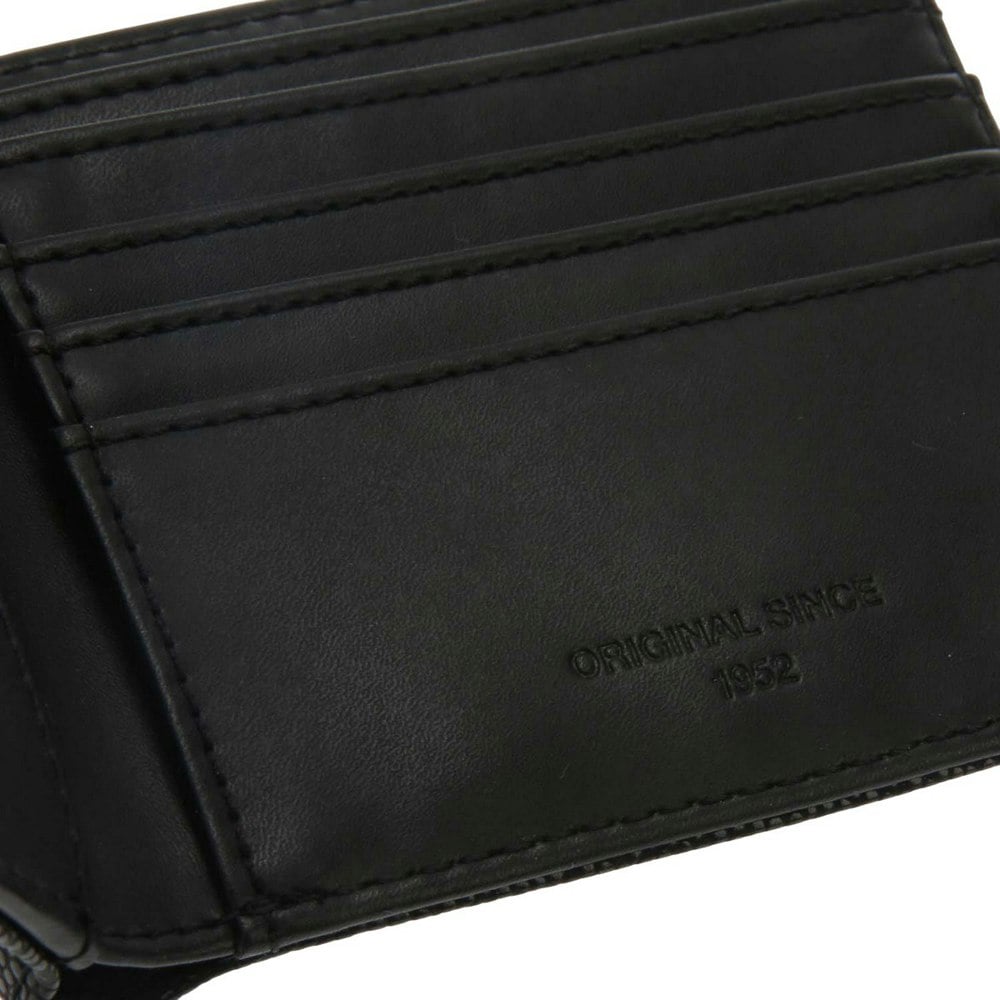Fred Perry Mens Scotch Grain Leather Wallet - Black