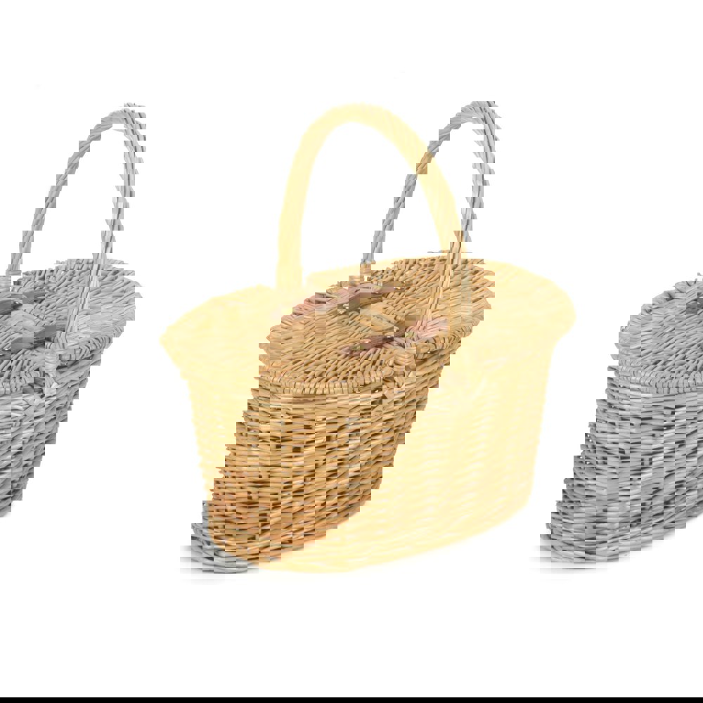 Wicker Picnic Baket with Lining