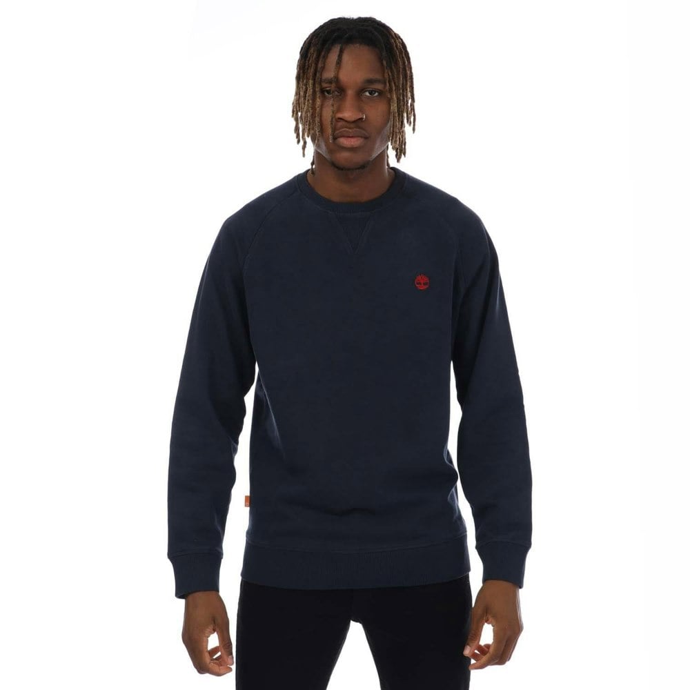 Timberland Mens Exeter River Loop Back Sweatshirt - Navy