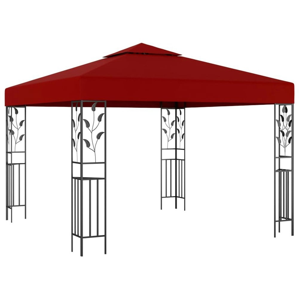 Berkfield Gazebo 3x3 m Wine Red