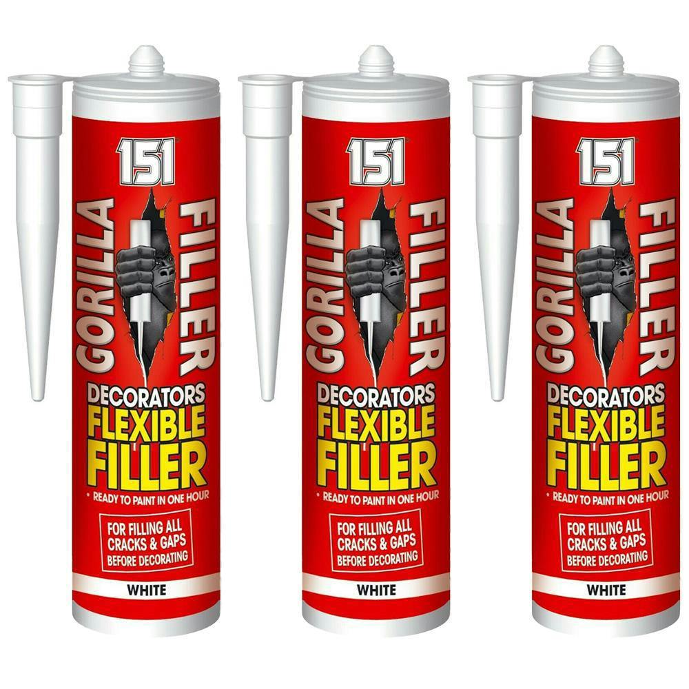 151 3X Gorilla Filler White 320ml