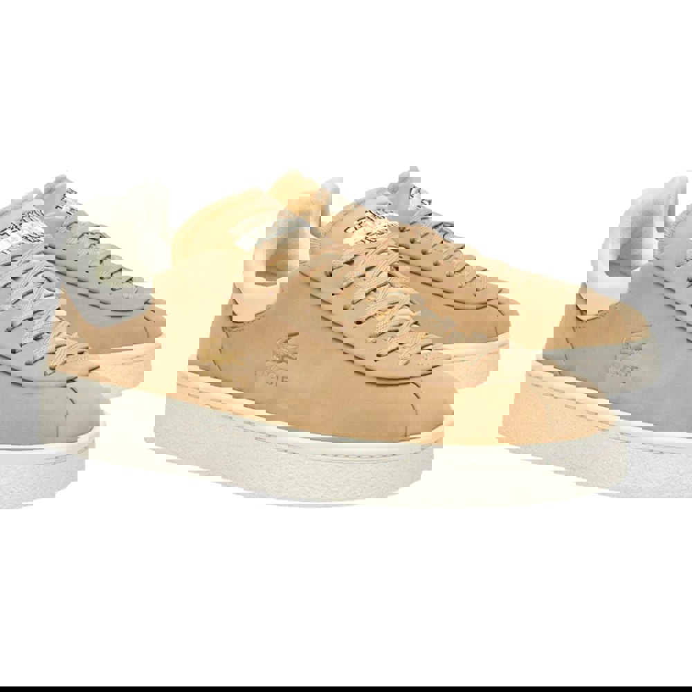 Lacoste Womens Baseshot Premium Suede Trainers - Brown