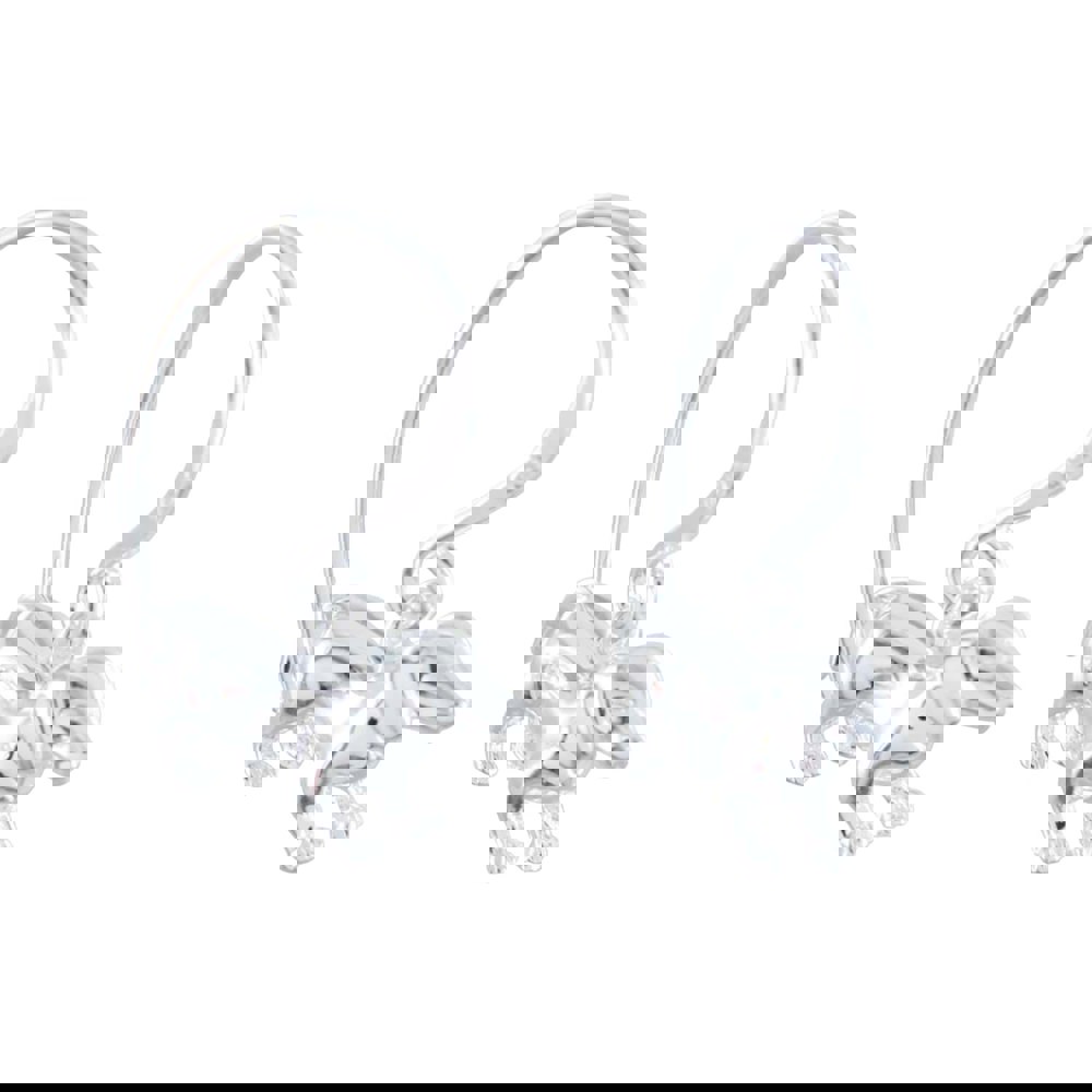 Dachshund Sterling Silver Drop Earrings - Reeves & Reeves