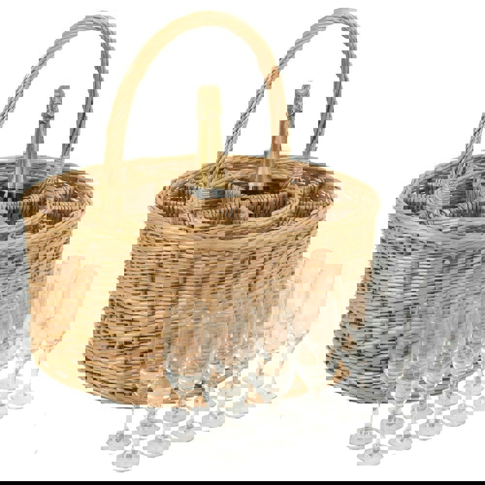 Drinks Wicker Basket