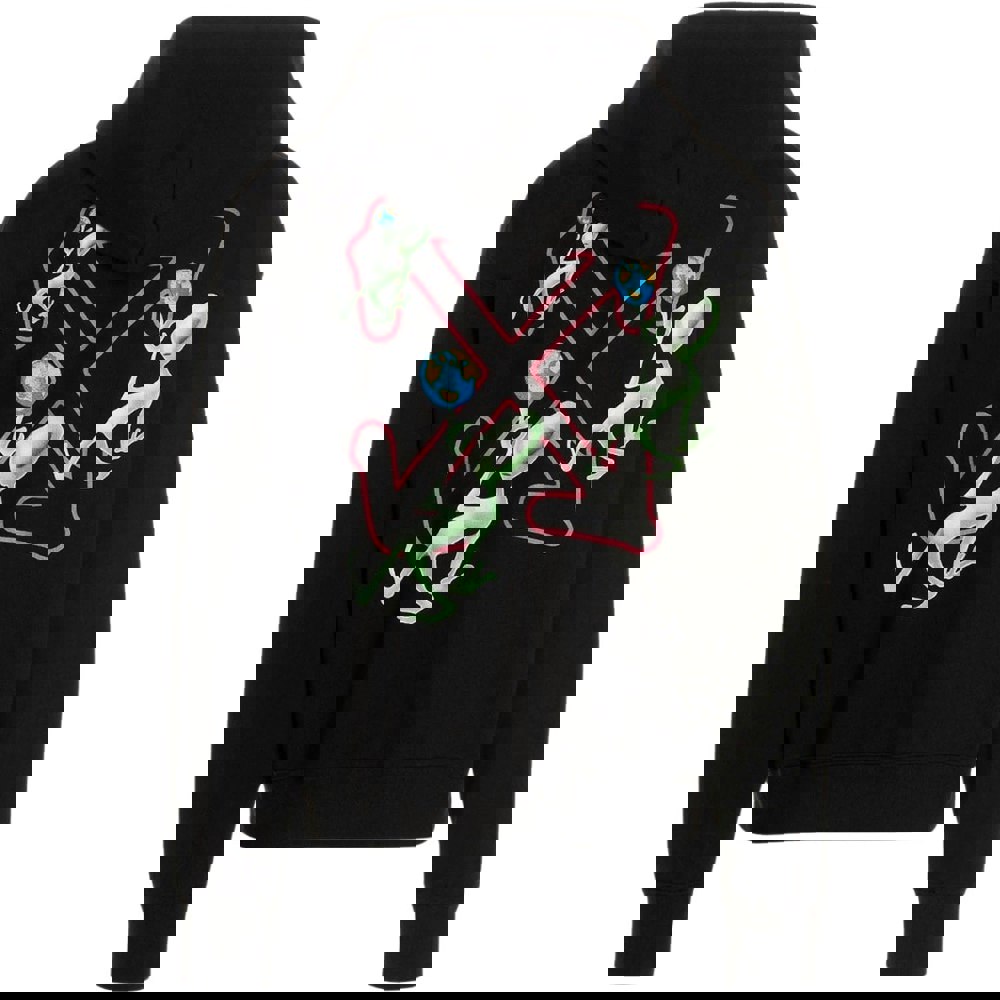Off-White Alien Arrow Skate Fit Black Hoodie XS