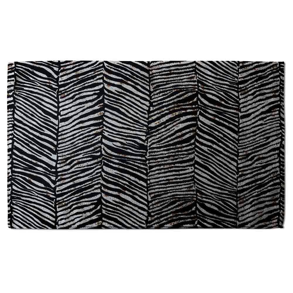 Benjamin Tate Design Zebra Grunge Print (Bath Towel)