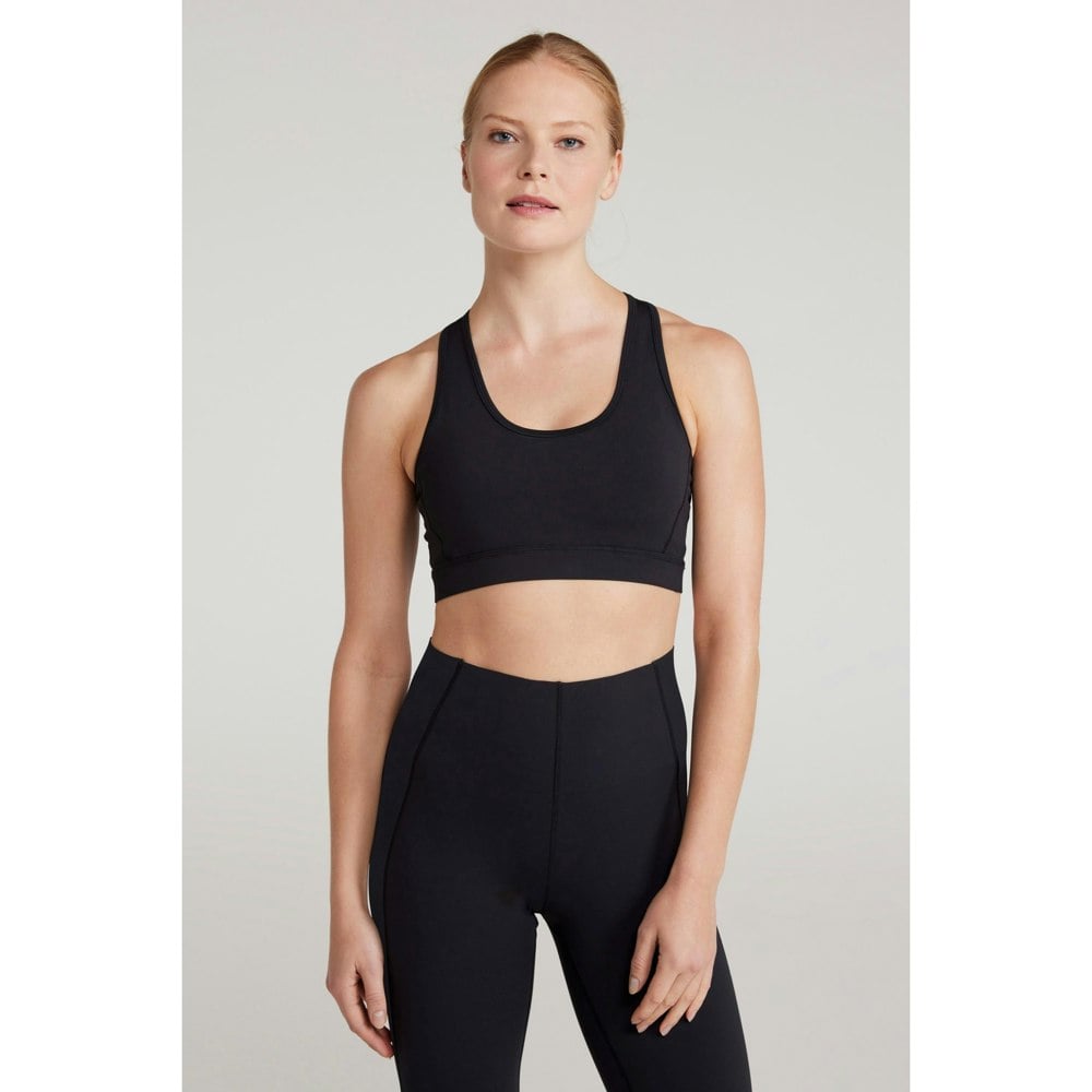 Mountain Warehouse Women's Motion Mesh Sports Bra - Black