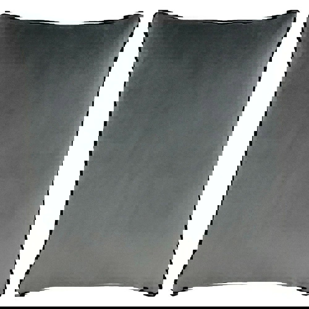 Furn Serpentine Animal Print Cushion Cover - Black/Ruby