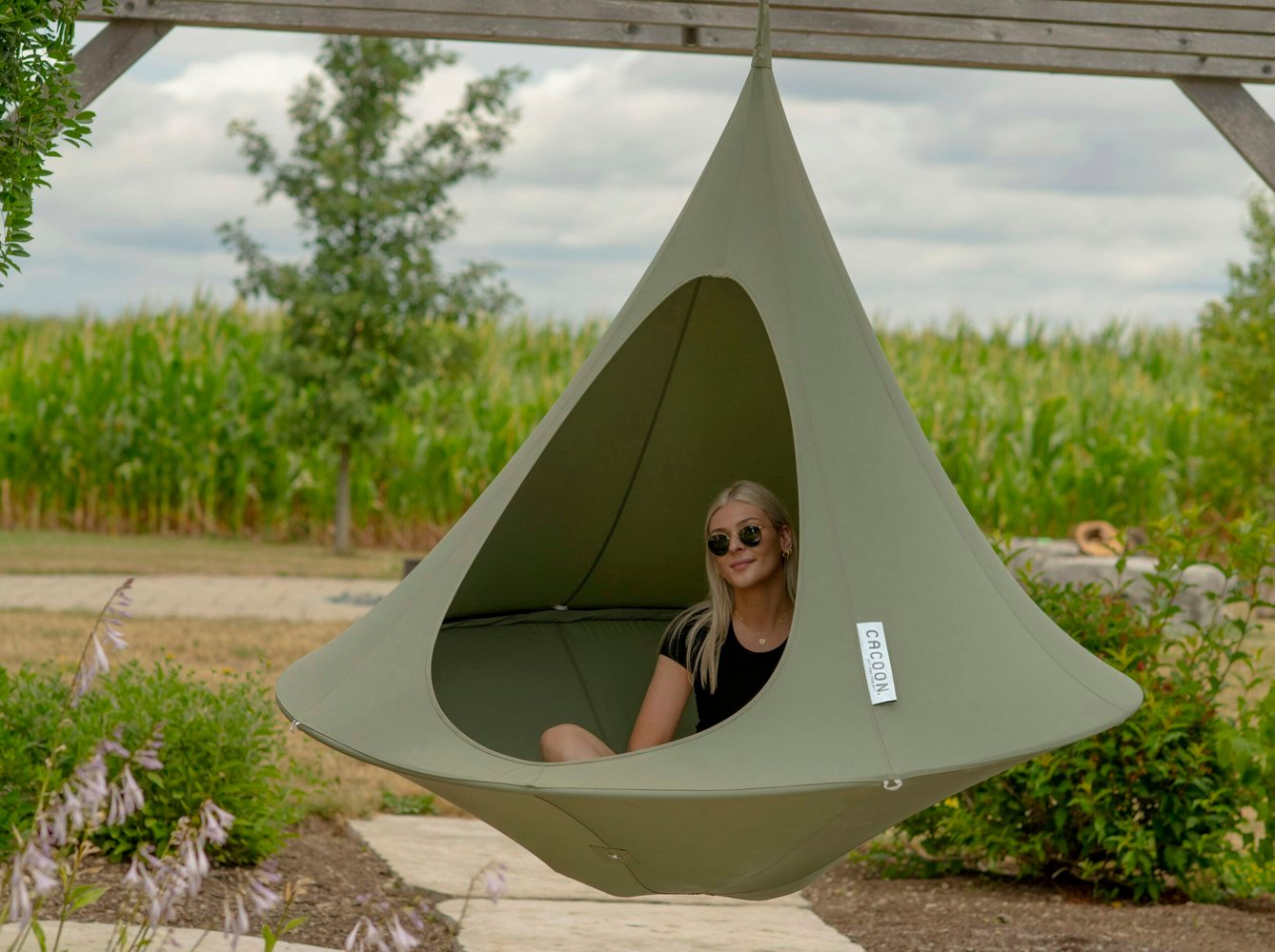 Cacoon Double Cacoon Hanging Chair - Khaki