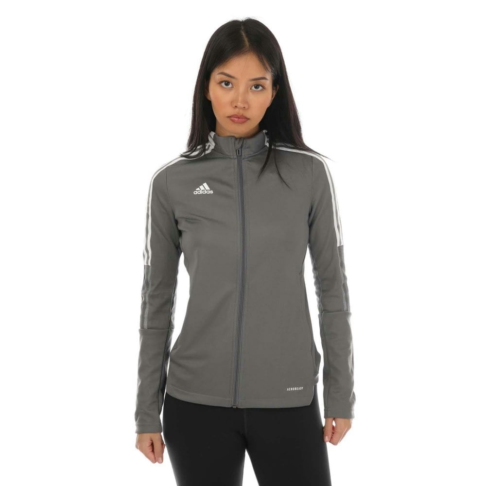 Adidas Womens Tiro 21 Track Jacket - Grey