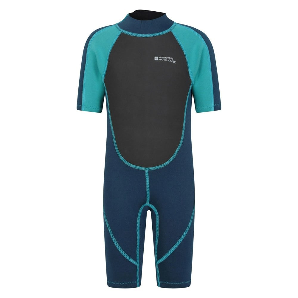 Mountain Warehouse Kids Contrast Panel Wetsuit - Teal