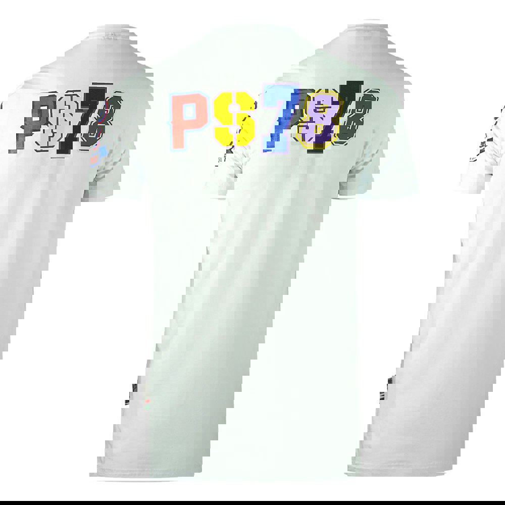 Plein Sport Multi Colour Logos T-Shirt - White