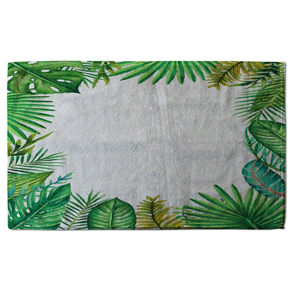 Benjamin Tate Design Tropical Leaves (Bath Towel)