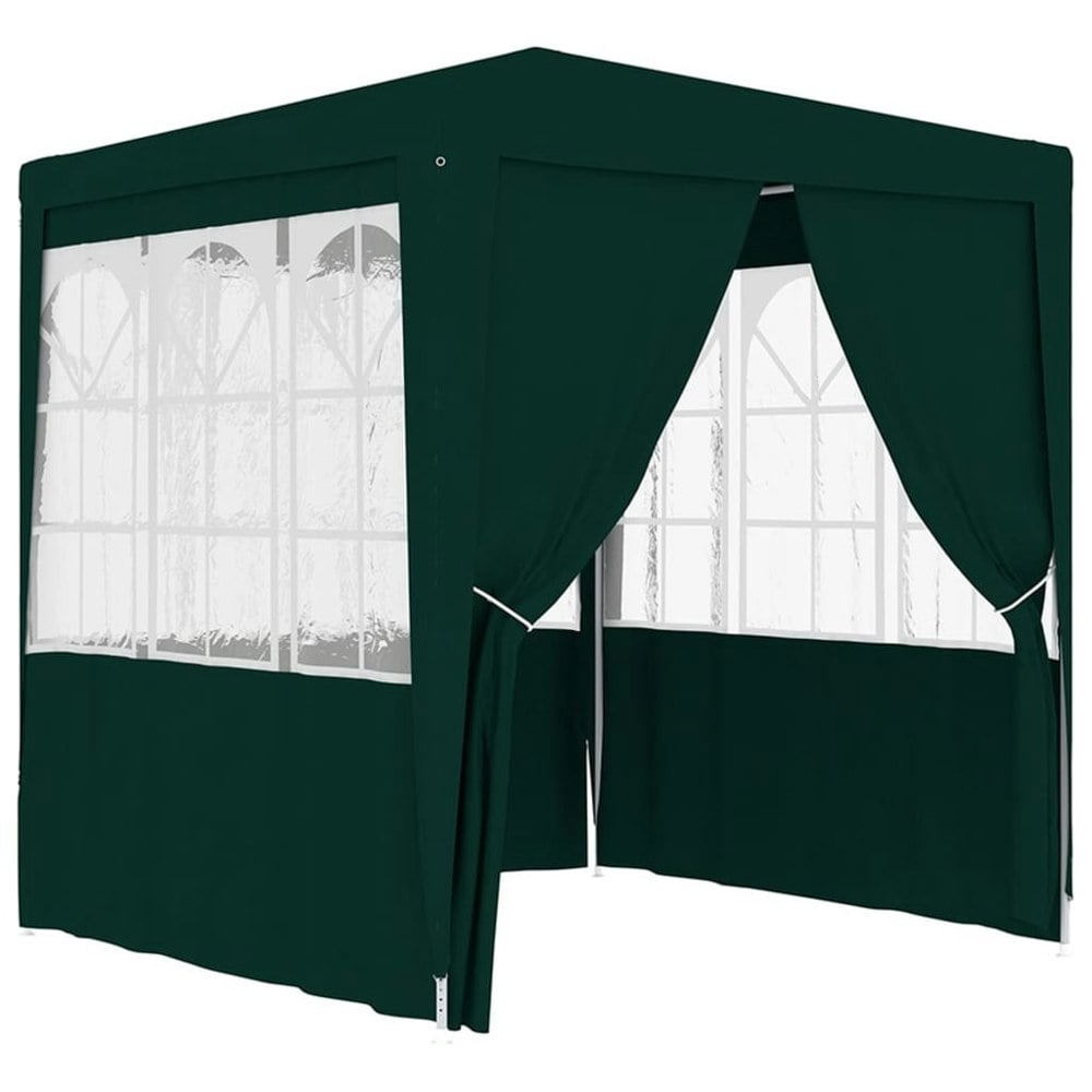 Berkfield Professional Party Tent with Side Walls 2.5x2.5 m Green 90 g/m2