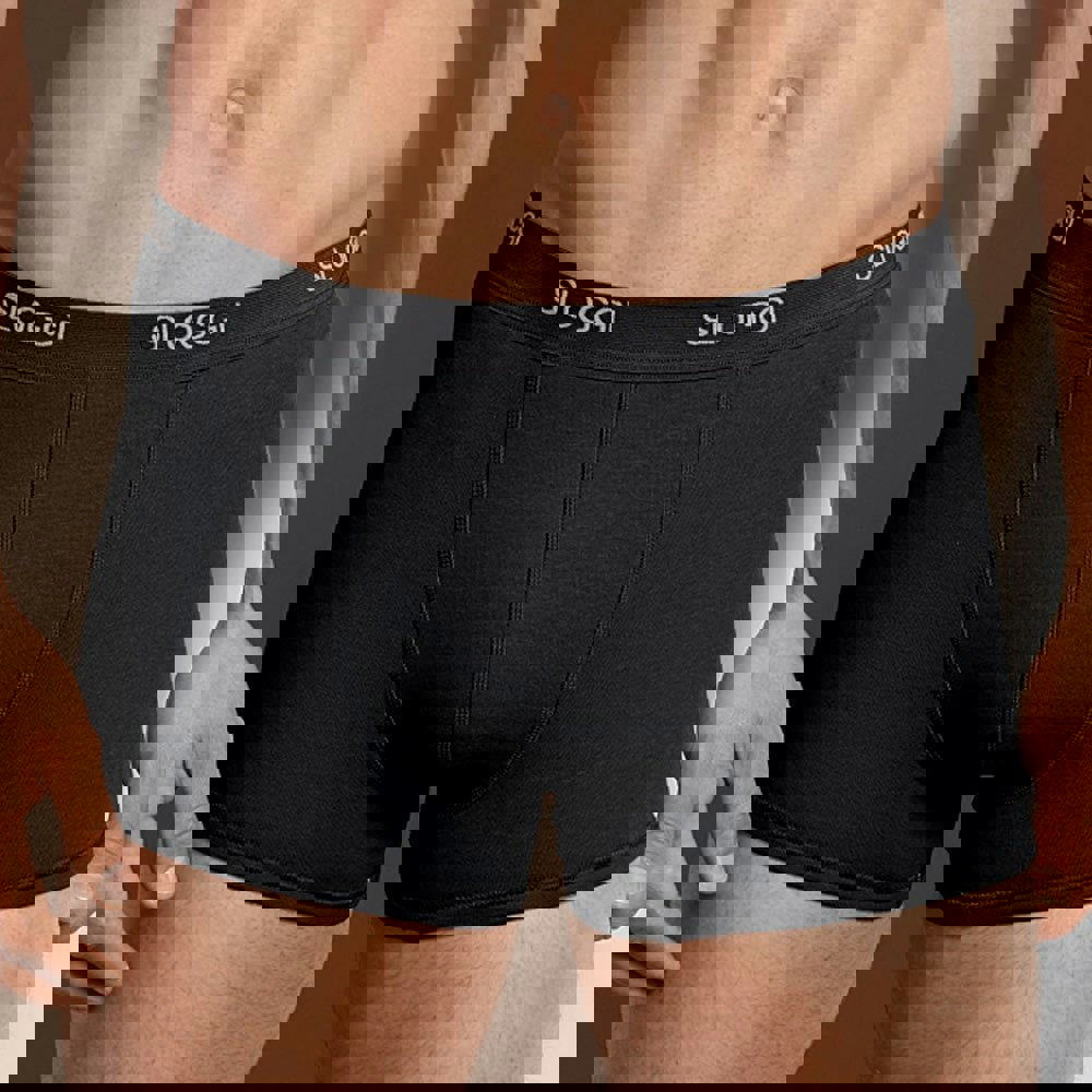 Sloggi 2-Pack Basic Boxer Trunks, Black