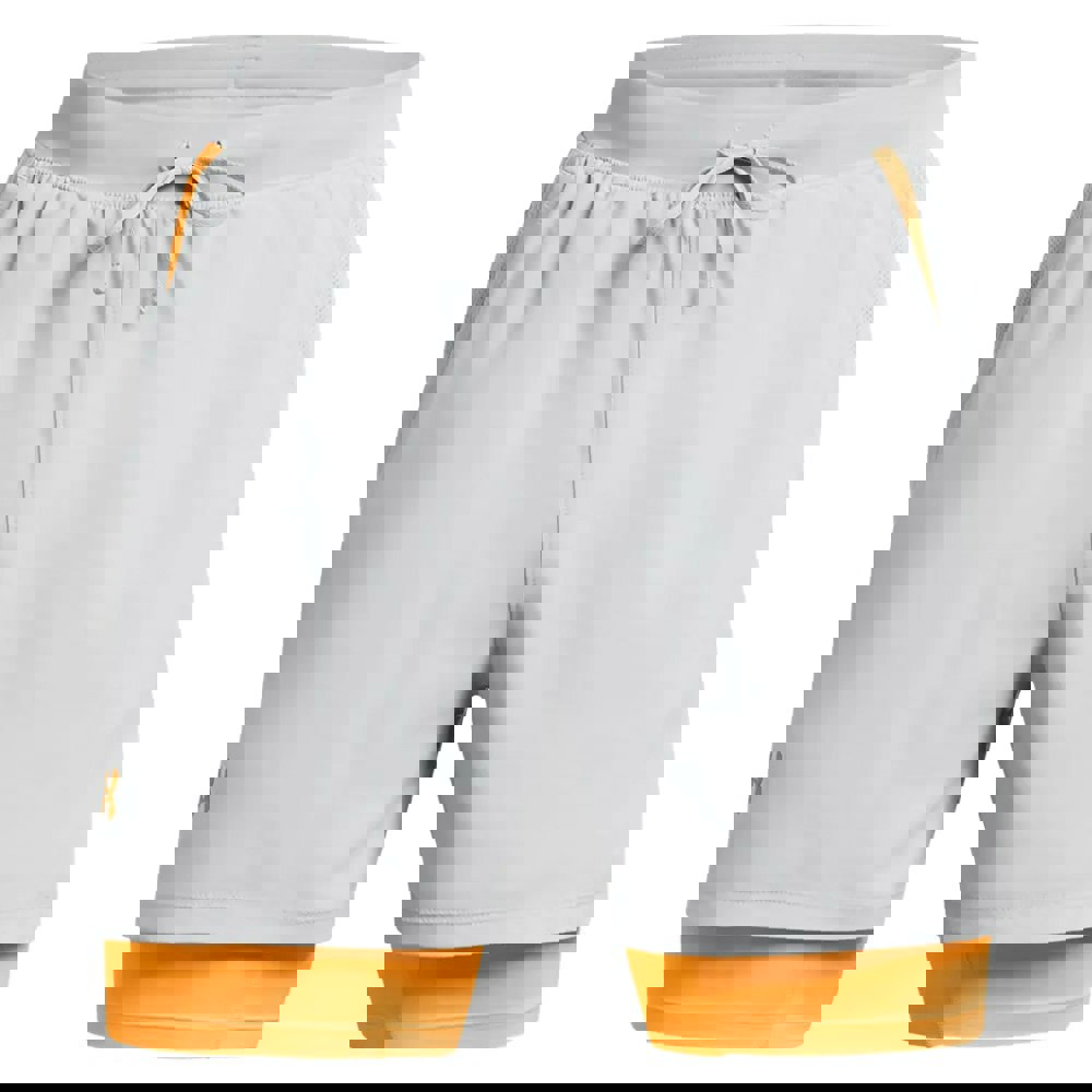 Under Armour Mens Launch 2 in 1 Shorts - Grey