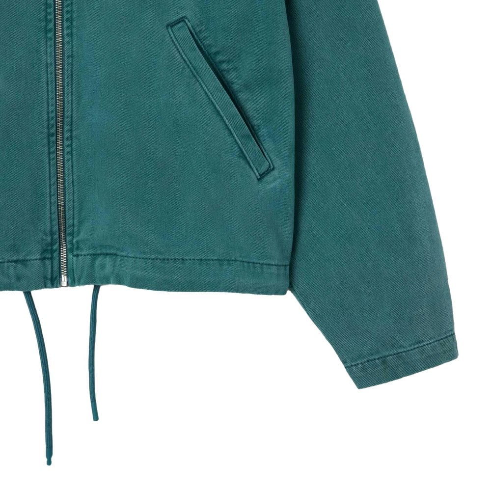 Lacoste Womens/Ladies Natural Dyed Denim Relaxed Fit Jacket - Green