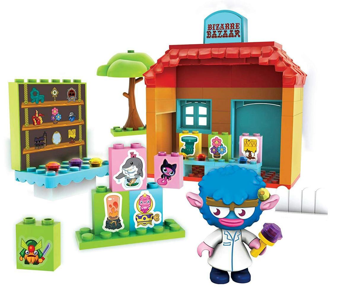 Moshi Monsters Mega Bloks Bizarre Bazaar Building Set (58pcs)