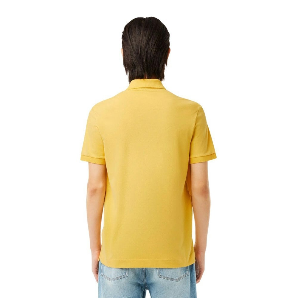 Lacoste Mens Paris Stretch Regular Polo Shirt - Yellow