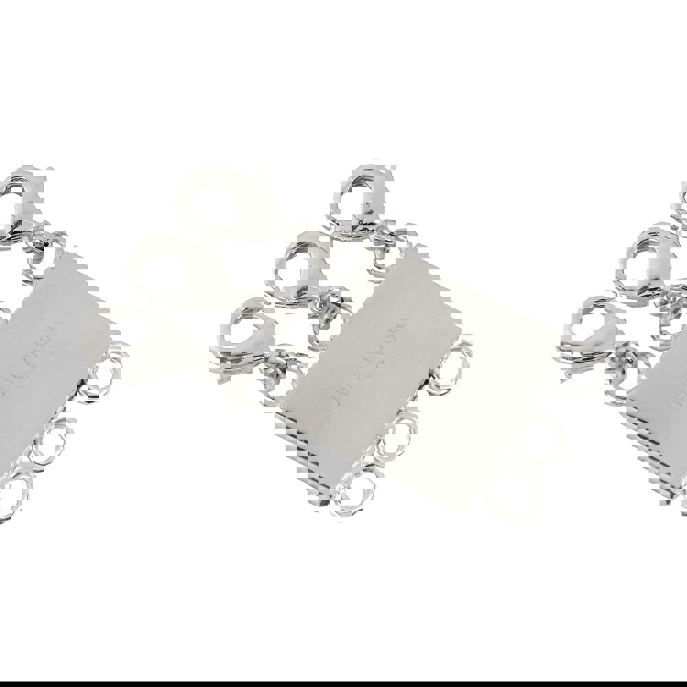 Lila Rasa Connector for Layering Chain Silver