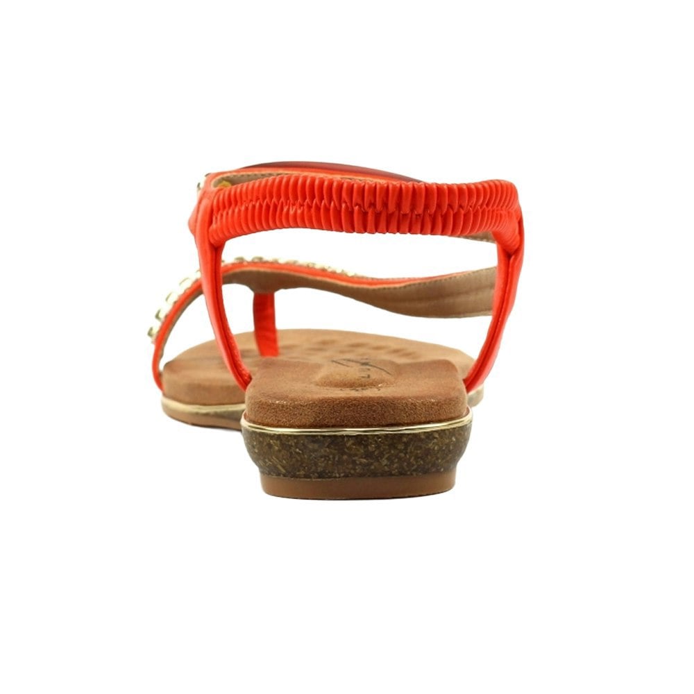 Lunar Womens/Ladies Asia II Sandals - Orange