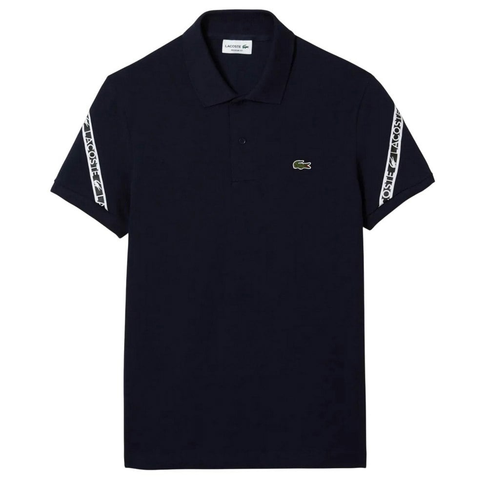 Lacoste Mens Mini Pique Stretch Regular Polo Shirt - Blue