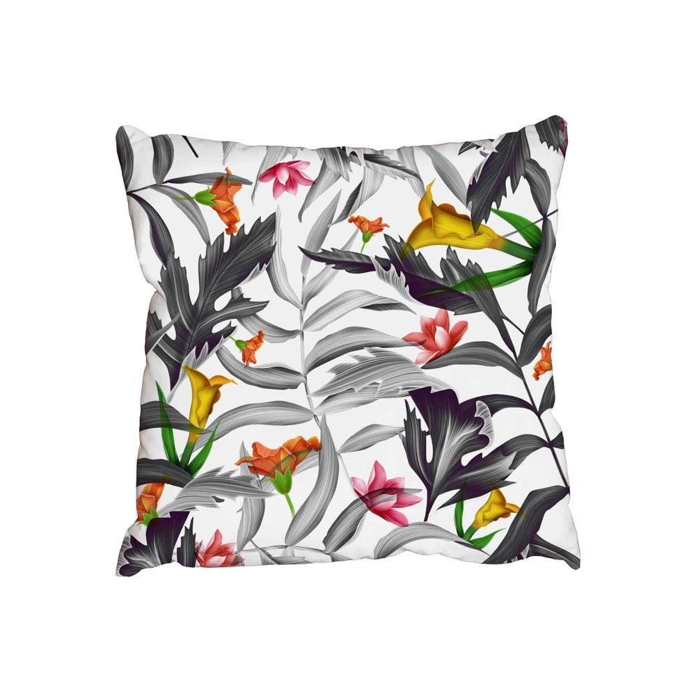 Benjamin Tate Design Tropical flower, plant (Outdoor Cushion)