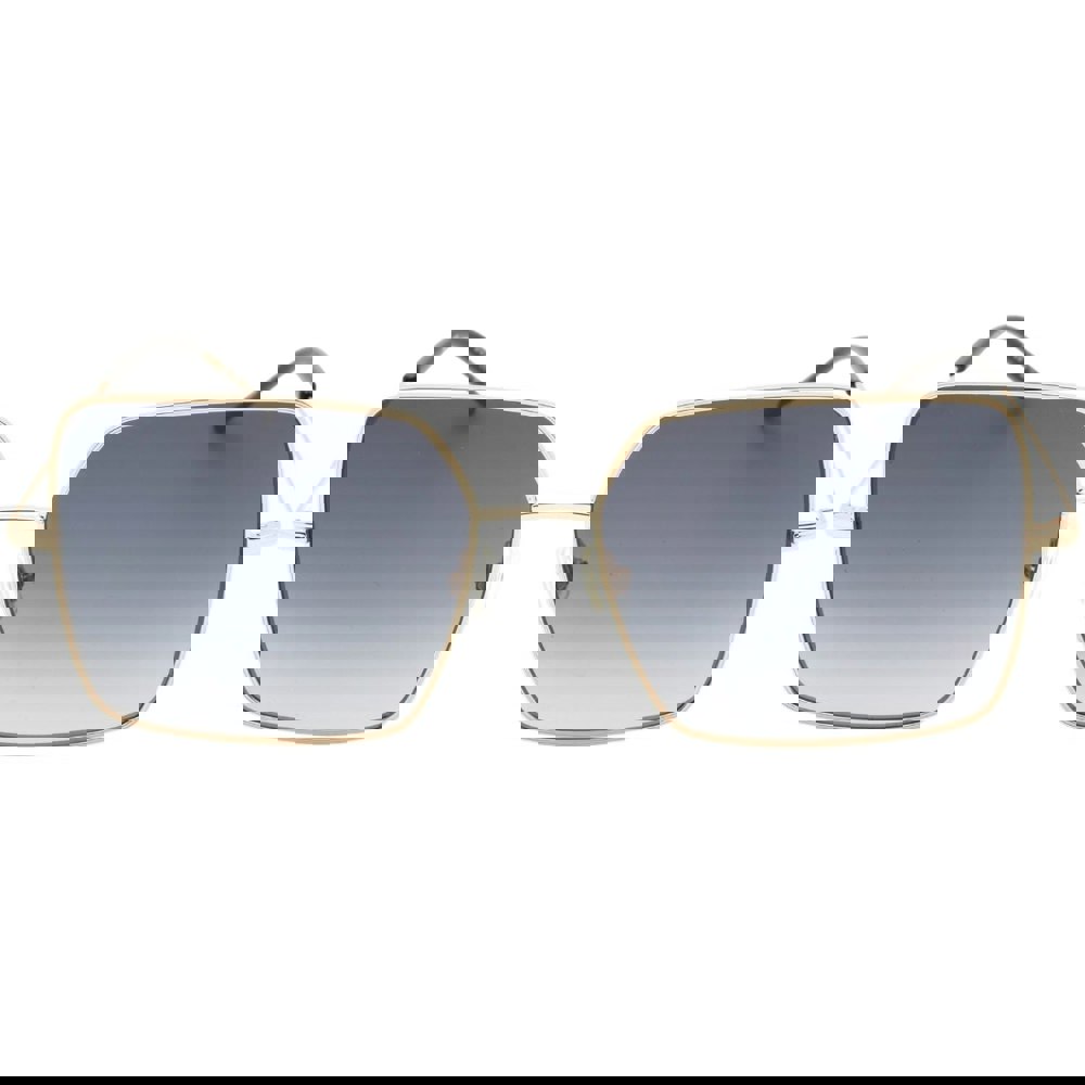 Hugo Boss Dark Grey SF Lens Rose Gold Sunglasses One Size