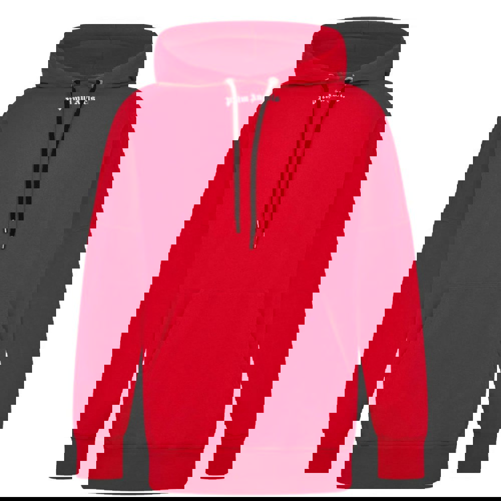 Palm Angels Classic Logo Hoodie - Red