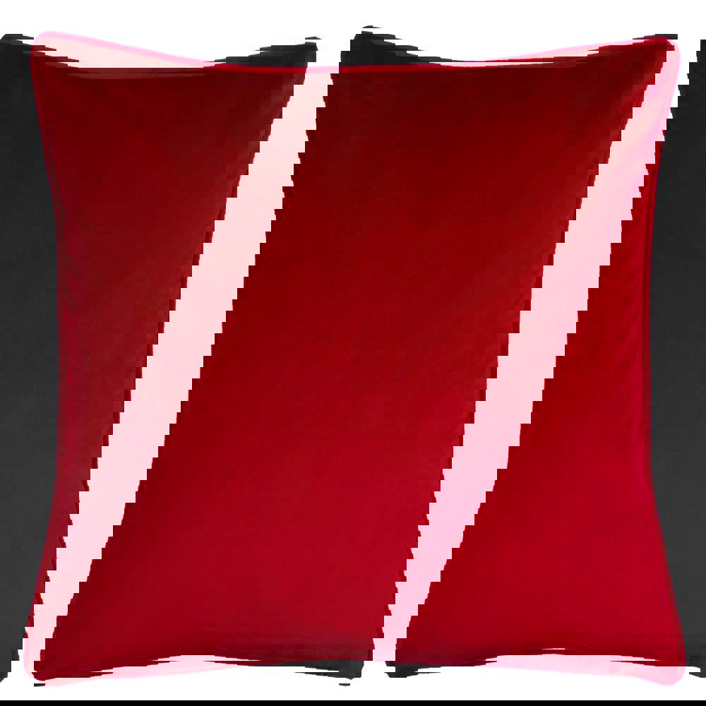 Furn Purrfect Velvet Leaping Leopards Cushion Cover - Green/Gold/Red